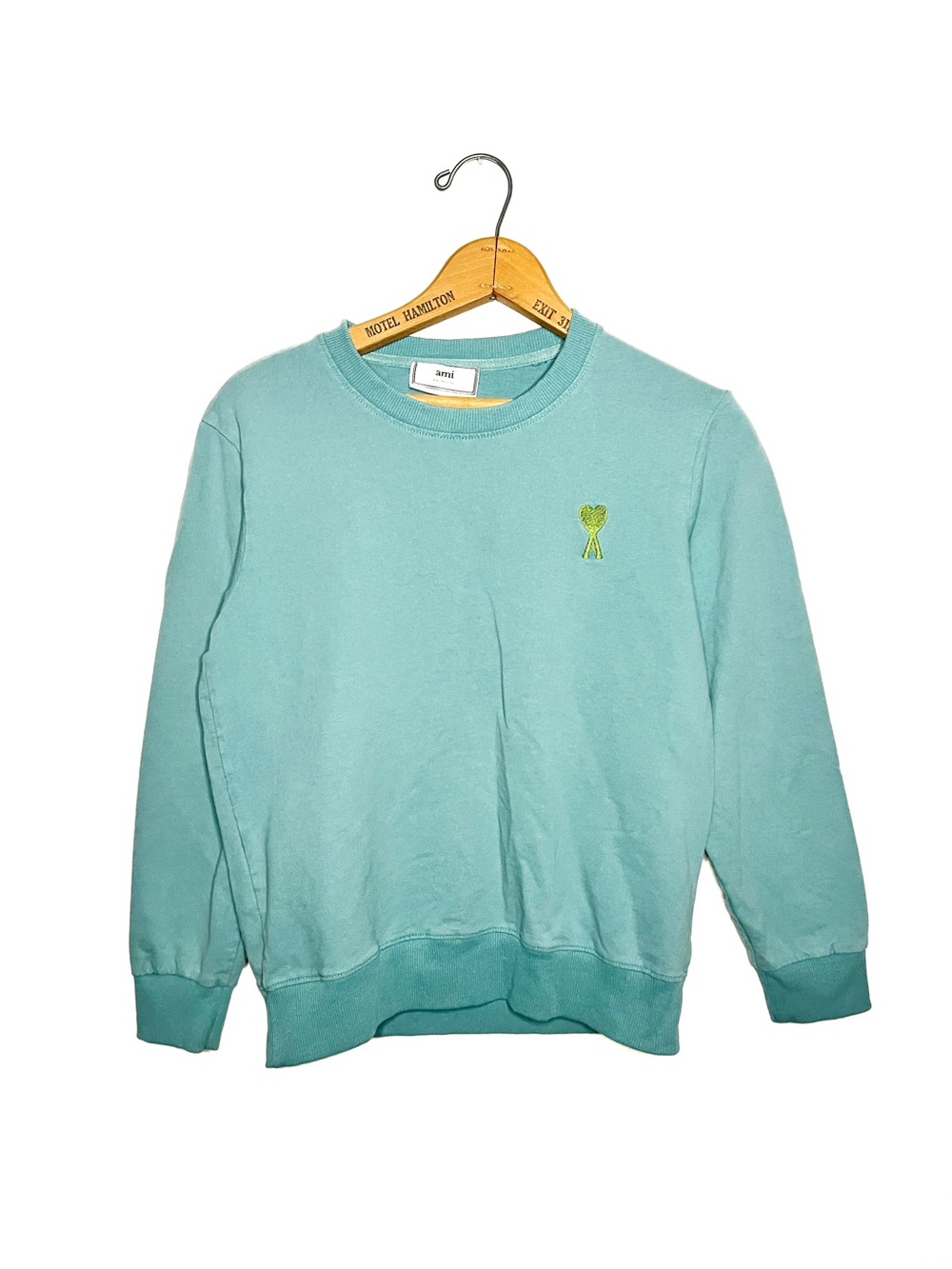 Ami Alexandre Mattiussi | Mint Green Ami de Coeur Sweater